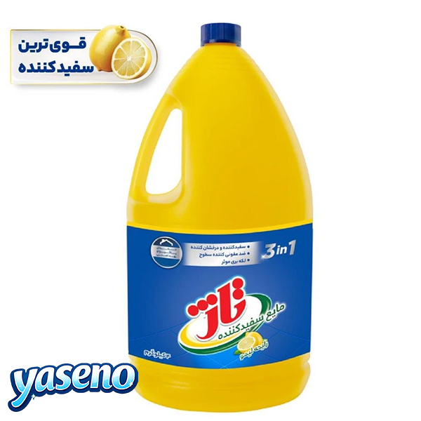 مایع سفید کننده تاژ مدل رایحه لیمو وزن 4000 گرم