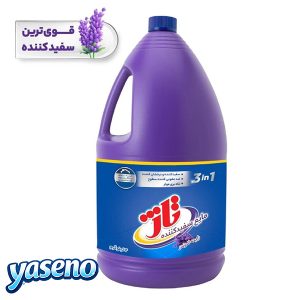 مایع سفید کننده تاژ مدل رایحه گل های لاوندر وزن 4000 گرم