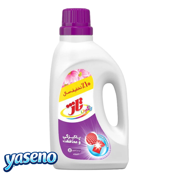 مایع لباسشویی رنگین تاژ مقدار ۱۱۰۰ گرم با ۱۰٪ تخفیف