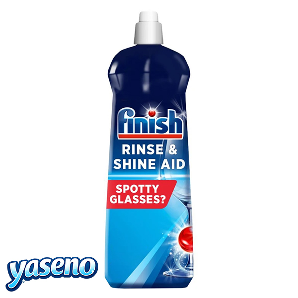 01 مایع جلادهنده ماشین ظرفشویی فینیش مدل RINSE & SHINE حجم 800 میلیلیتر