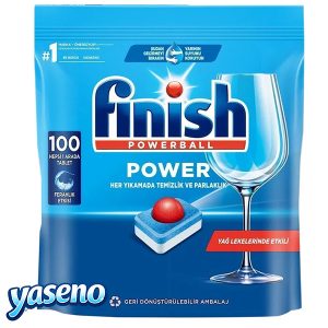 قرص ماشین ظرفشویی Finish Powerball مدل All in One – بسته 100 عددی
