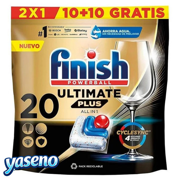 قرص ماشین ظرفشویی فینیش مدل Ultimate Plus Hepsi 1 Arada بسته 20 عددی
