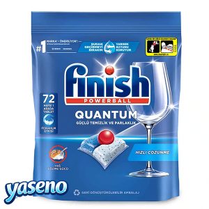 قرص ماشین ظرفشویی فینیش مدل Quantum بسته 72 عددی