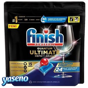 قرص ماشین ظرفشویی فینیش مدل Ultimate Hepsi 1 Arada بسته 15 عددی
