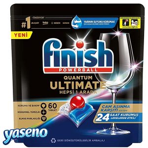 قرص ماشین ظرفشویی فینیش مدل Ultimate Hepsi 1 Arada بسته 60 عددی