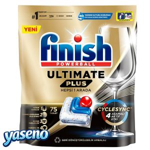 قرص ماشین ظرفشویی فینیش مدل Ultimate Plus Hepsi 1 Arada بسته 75 عددی