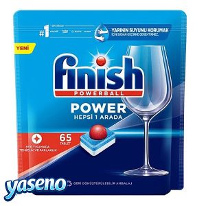 قرص ماشین ظرفشویی فینیش Finish Powerball Hepsi 1 Arada – بسته 65 عددی